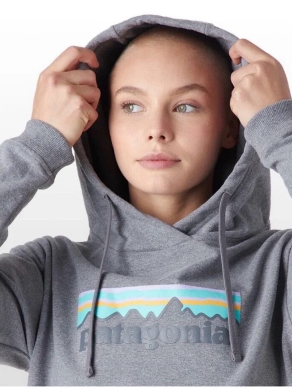 Patagonia Gray Pullover Uprising Hoodie